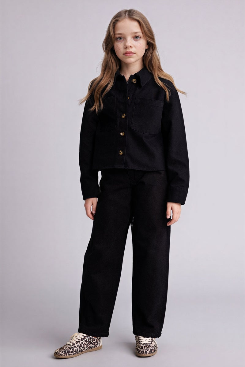 ديفاكتو قميص كم طويل جبردين - Image 2